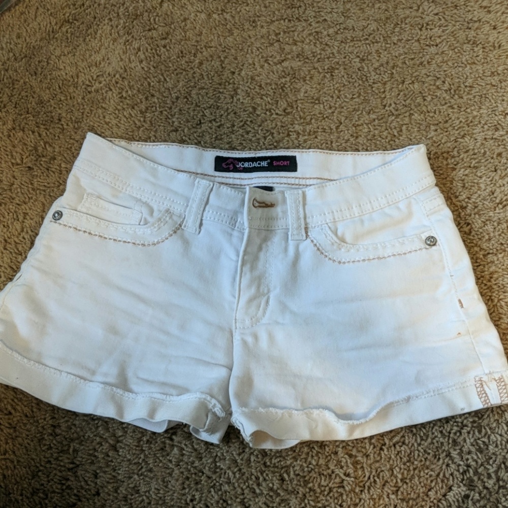 Jordache White Jean Shorts